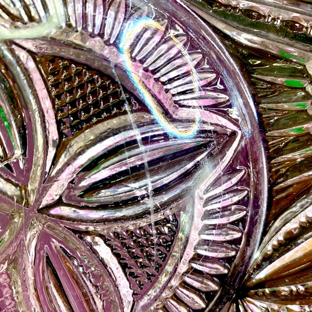 Brilliant Clear Crystal Bowl - Vintage - Picture 9 of 10
